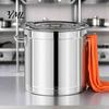 High Efficiency Heat Transfer Pot Stainless Steel Soup Pot, with Lid And Handle, Stockpot, Versatile Home Chef Kettle Uniform Conduction for Catering