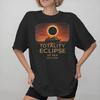 Unisex Wounisex Print Total Solar Eclipse At Sea 2026 Tee T Shirt Pure Cotton Tshirts Clothing