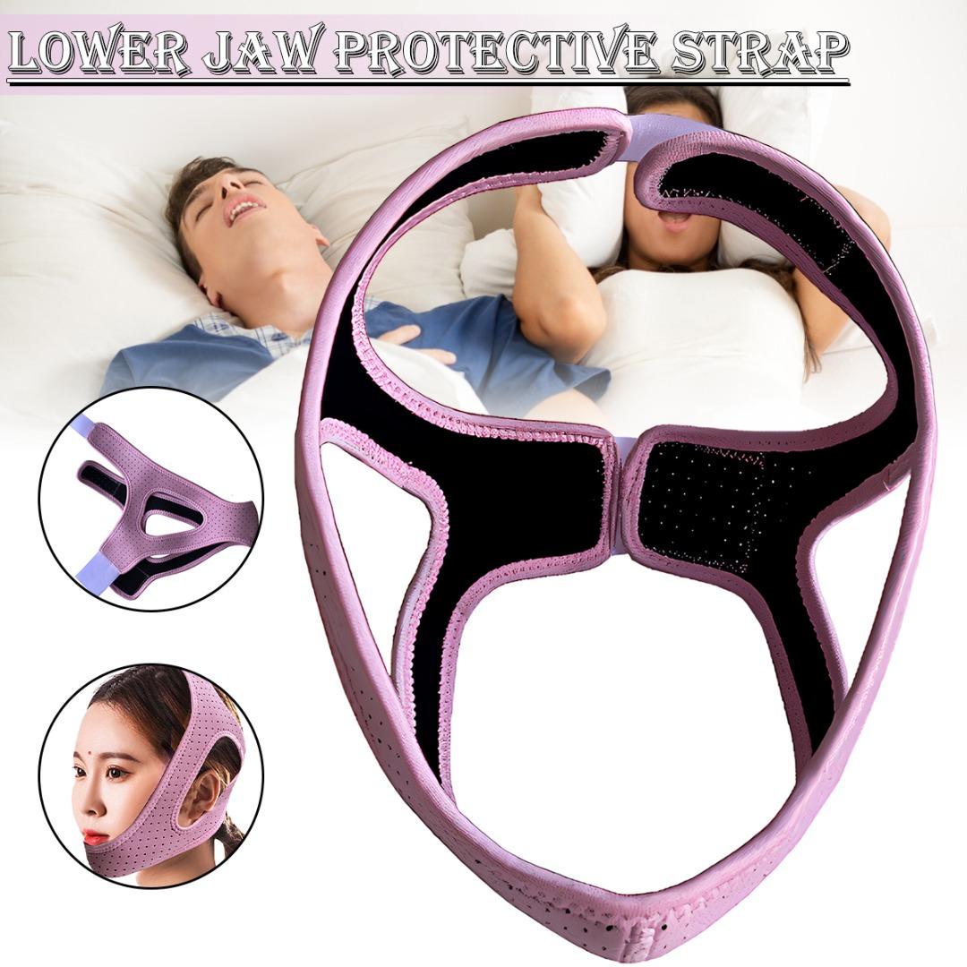 

PDTO Ремешок для подбородка против храпа, пояс для остановки храпа, апноэ во сне, решение для поддержки челюсти