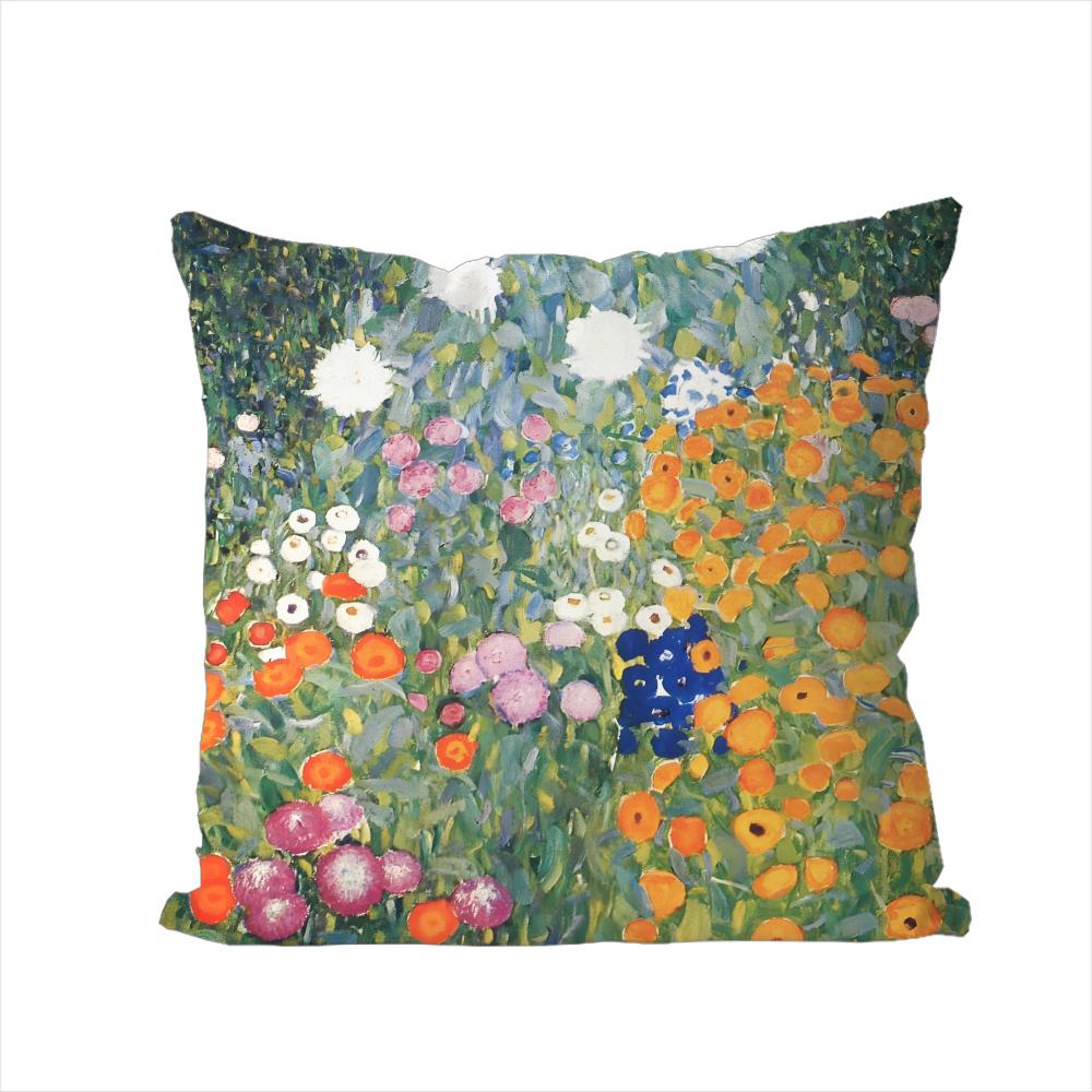 

Gustav Klimt Art Pillow Case For Car Sofa Decorative Home Doublesided Print Plush Square Throw Pillow Cushion Cover 30x30cm