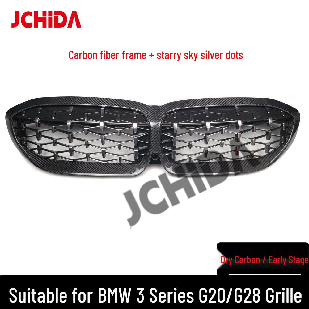 Diamond Star Carbon Fiber Front Grille for BMW 3 Series G20/G28