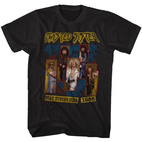 Twisted Sister Stay Hungry Tour Black Adult TShirt Unisex T-Shirt XXL