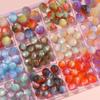 20/10pcs 8/10/12mm Resin Colorful Cat Eye Beads Round Spacer Beads for DIY Bracelet Necklace Earrings Jewelry Making Accessories