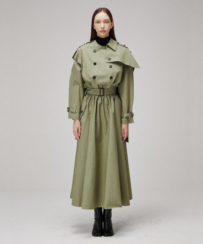 Meuameu Signature Trench Coat Dress