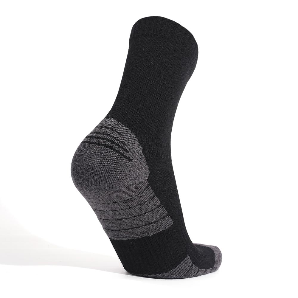 3-pack Wool Socks Anti Slip Sports Socks Outdoor Fitness Breathable Moisture Wicking Socks