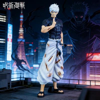 23.5 ס"מ/9.25 אינץ דמות אנימה Jujutsu Kaisen Gojo Satoru דמויות פעולה פסל PVC קישוט שולחני דגם איסוף צעצועים מתנות