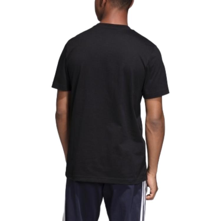 Adidas E Com Casual Pustende Komfortabel Kortermet T-skjorte Herre Topper Svart DU0359