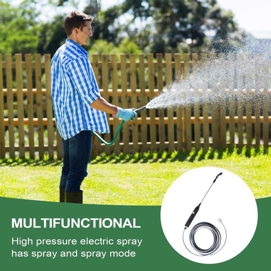 Tragbarer Elektrischer Sprüherstab Bewässerungswerkzeug 3 Nebeldüsen Pflanze Hochdruck-Sprinkler Bewässerung Gartenbewässerung
