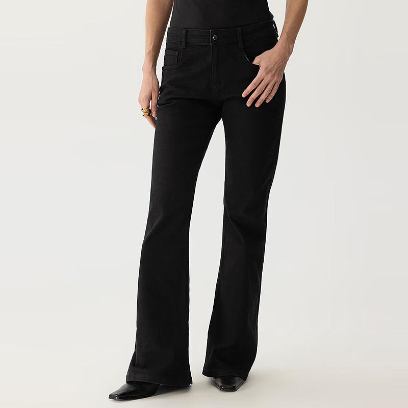 

JNBY Women s Slim Flared Denim Jeans XL