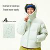 Camel Huangshan Co-branded Women's Lightweight Hooded Down Jacket