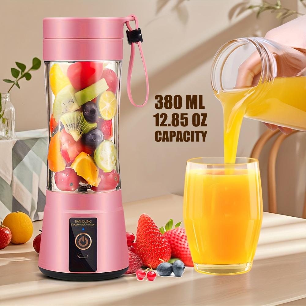 

Y 11728 Portable USB Juicer Cup for Europe and America розовый