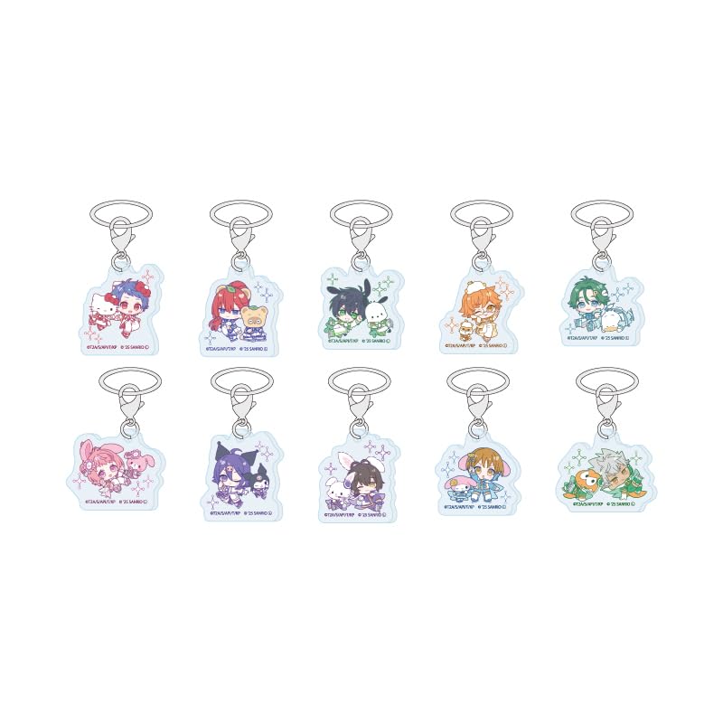 

KING OF PRISM Your Endless Call x Sanrio Characters 01 [Collaboration Illustration] Marker Charm Complete Set (10-Piece Box)