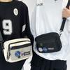 Stylish Japanese Streetwear Retro Small Crossbody Bag For Trendy Students