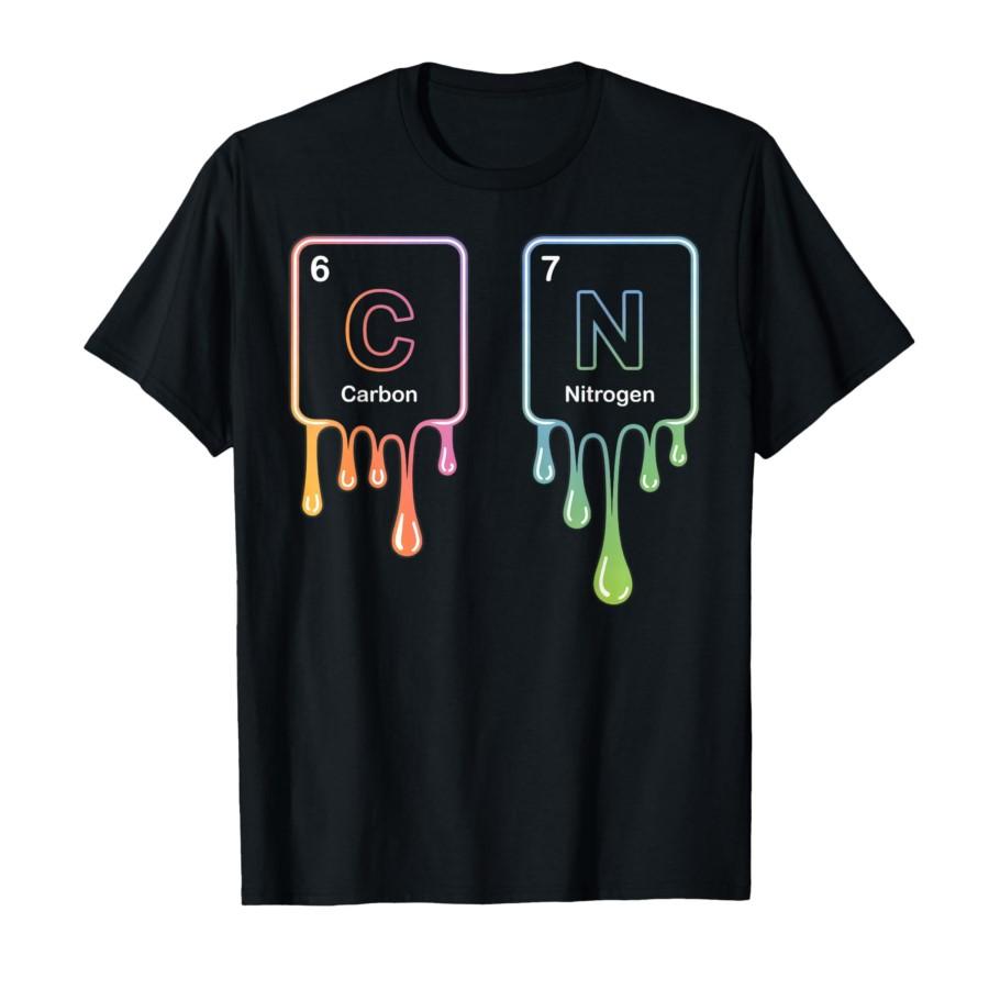 6 7 Funny Science Chemistry Teacher Periodic Table Meme T-shirt For Men Women 100% Cotton T Shirts Short Sleeve Tops 1022-1