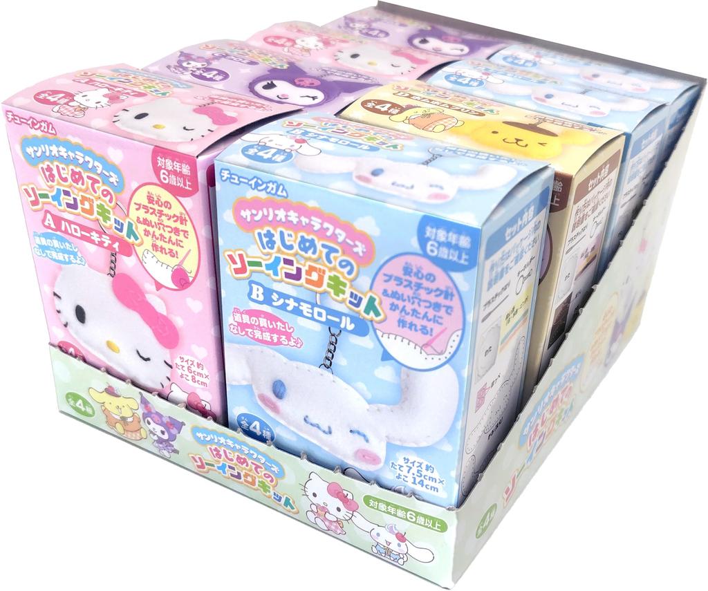 Onoeman Sanrio Characters First Sewing Kit Toy Set of Gum/Candy [BOX 8]