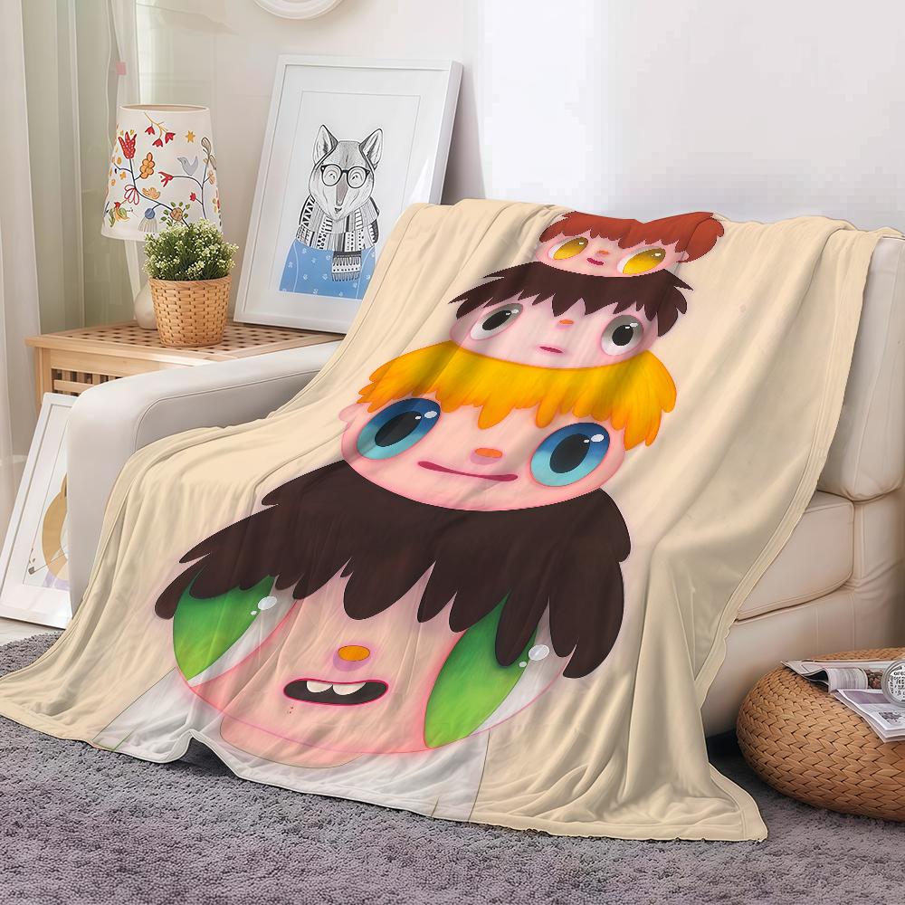 Art J-Javiercalleja-S Cartoon Cute Blanket Warm And Soft Suitable For Bedroom Living Room Sofa Bed Office Travel Camping