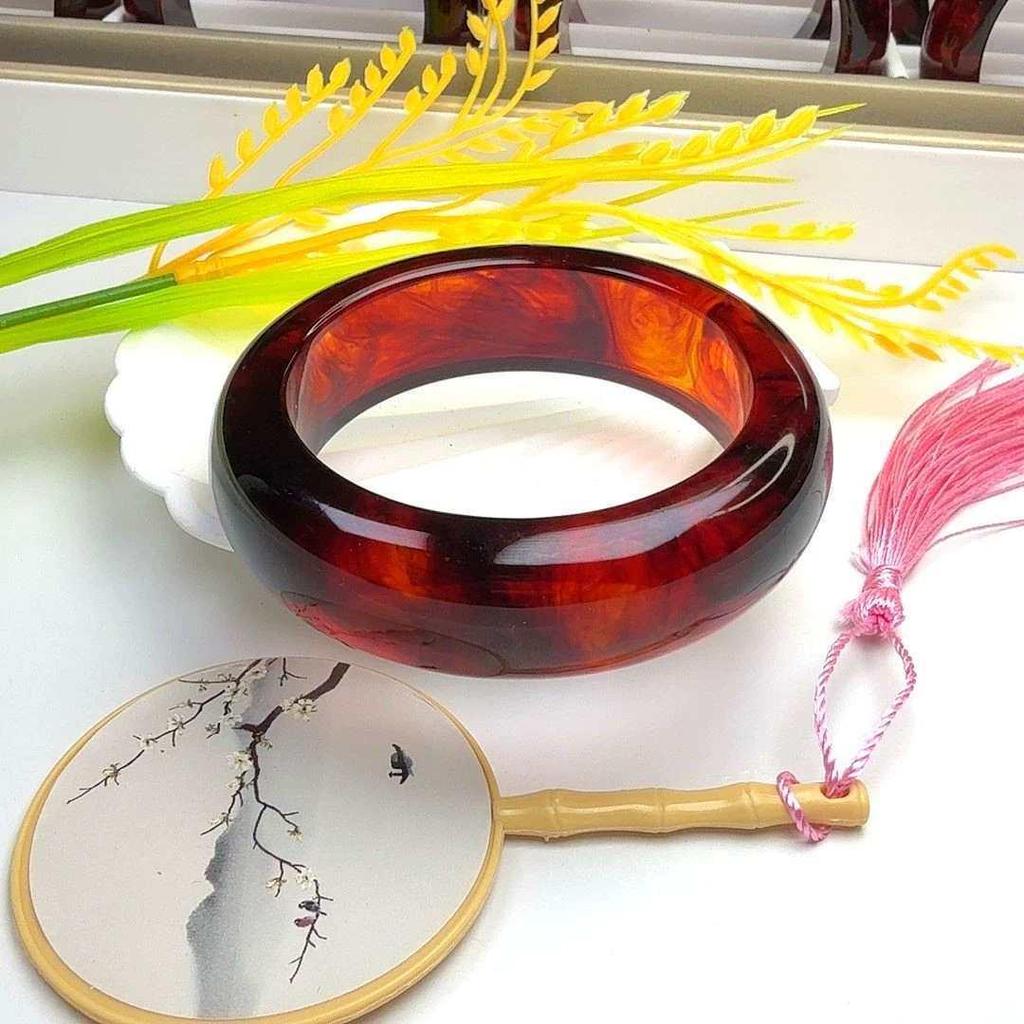 Blood Vein Amber Bracelet - Versatile Women's Style