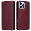 For iPhone 13 Pro Max Leather Case RFID Blocking Wallet Magnetic Closing Cover