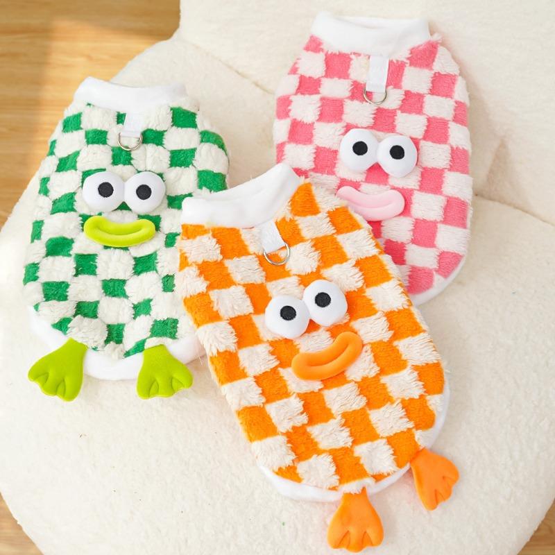 Autumn and Winter Pet Dogs, Cats, Clothes, Dog Supplies, Funny and Cute Cats, Cartoon Small and Medium-sized Dogs