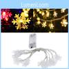 Snowflake Led Lights Battery Xmas Fairy String Light Wedding Party Garden Decor