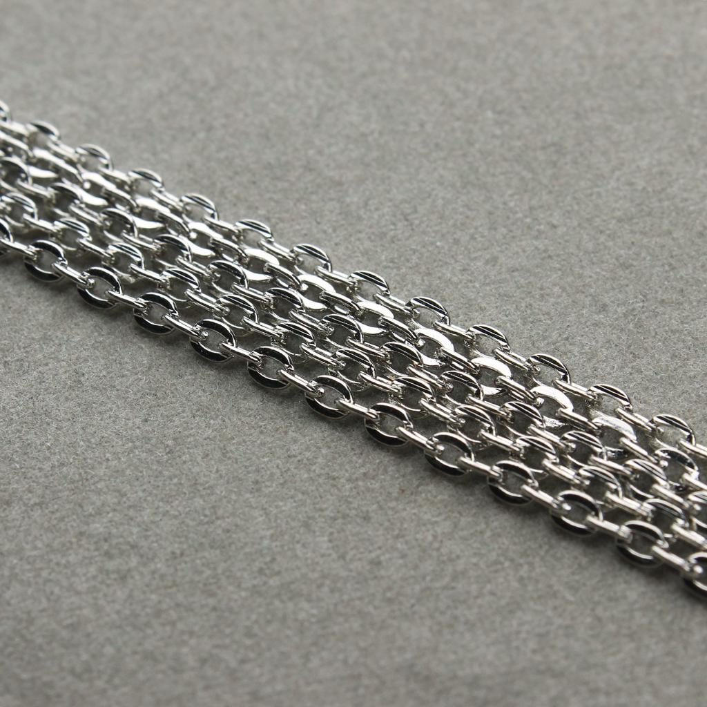 10yards 2x3/3x4mm Metal Link Chains Bulk Twisted Chains For Jewelry Making DIY Handmade Necklace Bracelet Accessories Findings