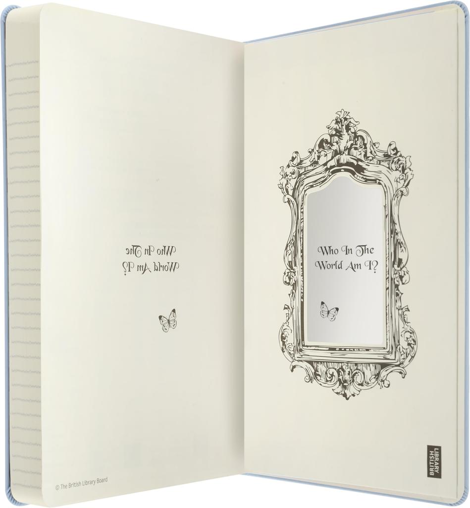 Moleskine 2027 January 12 Alice in Wonderland White Daily Large Size Blue DHAL12DC3Y27 Planner Rabbit 13cm 21cm Hardcover