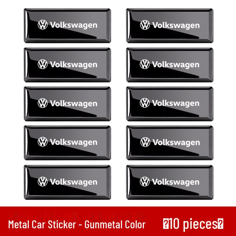 Volkswagen Car Models Metal Emblem: Decorative Sticker for Sagitar, Magotan, Lavida, Bora, Tiguan, Tayron, Tharu
