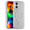 For iPhone 17 Case Compatible with MagSafe TPU+PC Slim Matte Translucent Phone Cover