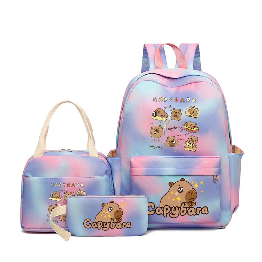Kapibara girl cute cute schoolbag primary school students 3rd grade light backpack
