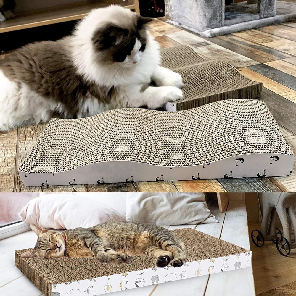 wave cat scratching pad