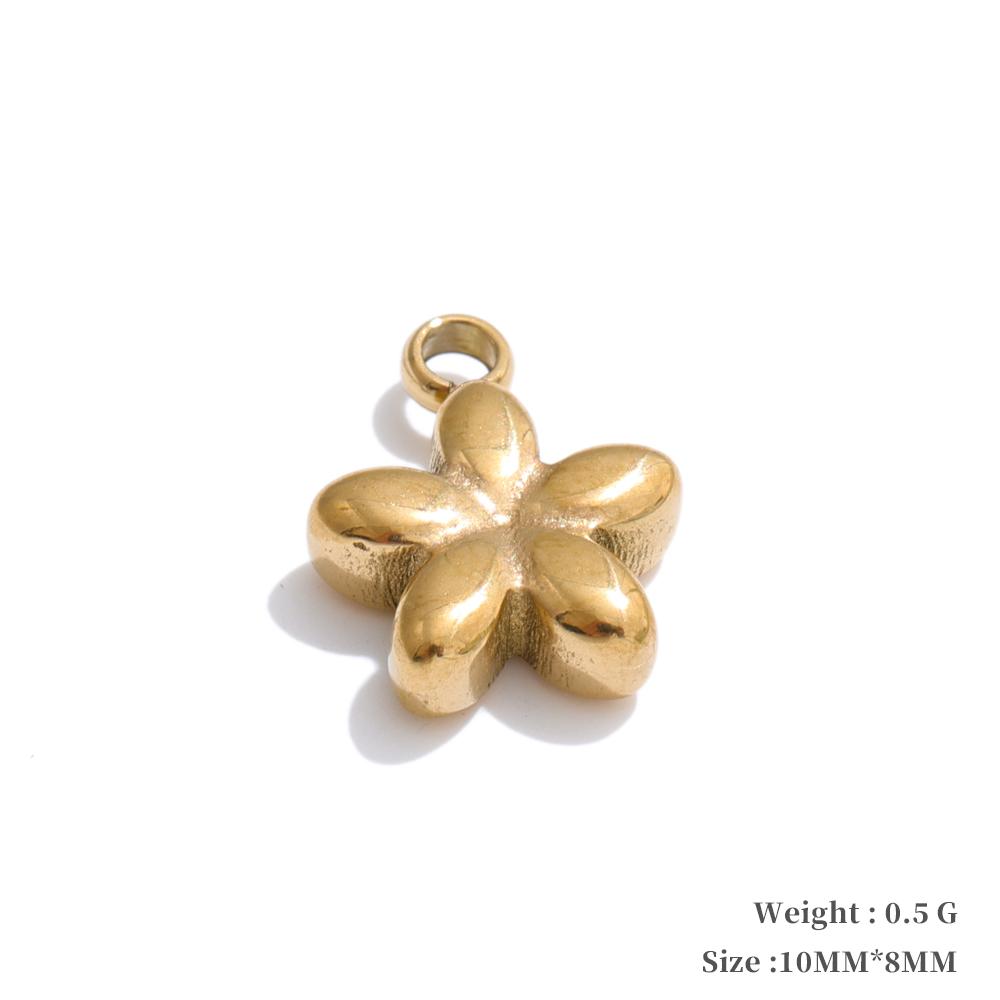 

Yhpup Arrivals Stainless Steel Metal Leaf Flower Insect Pendants Jewelry DIY Accessories Making Necklace Bracelet Wholesale