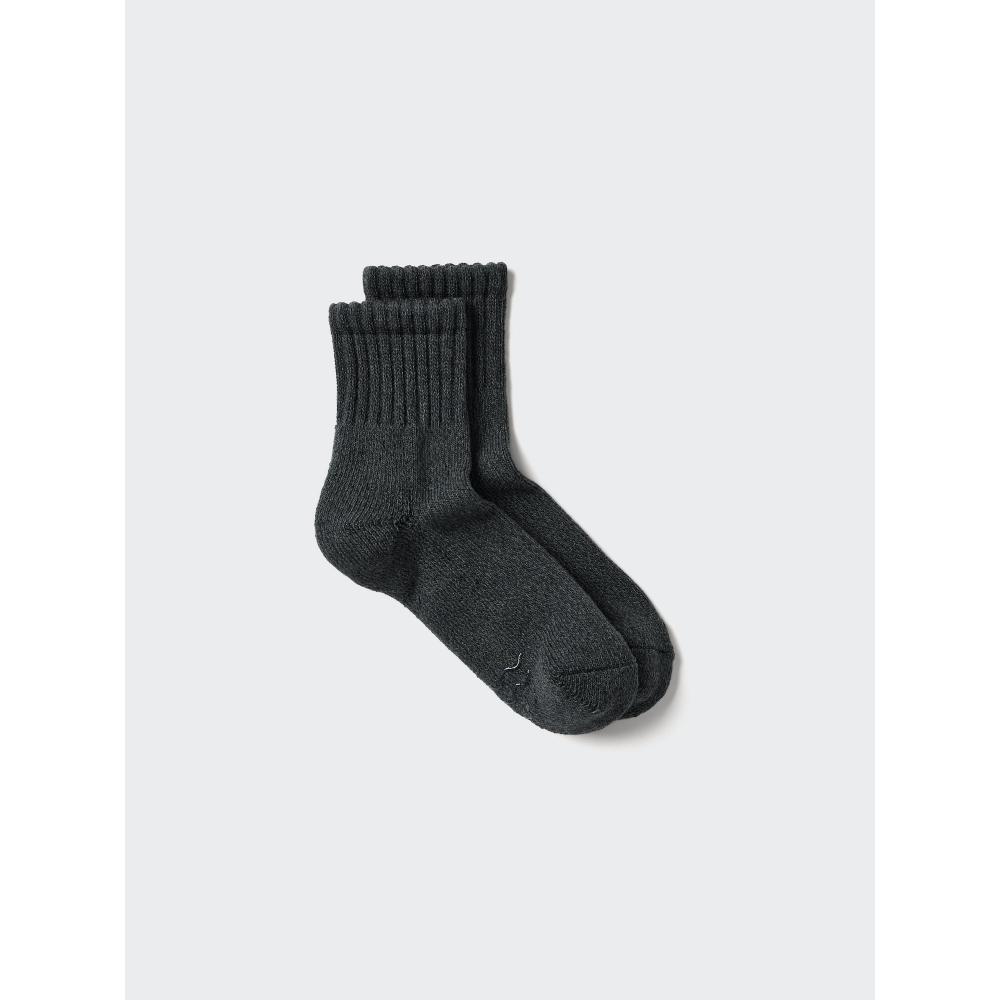Uniqlo Heattech Half Socks Pile Soft Fit