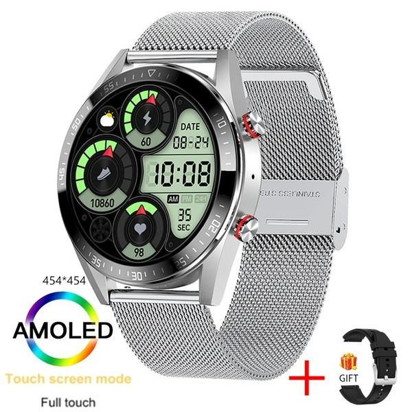 Screen Smart Watch Always Display The Time Bluetooth Call Local Music Smartwatch For Mens Android TWS Earphones