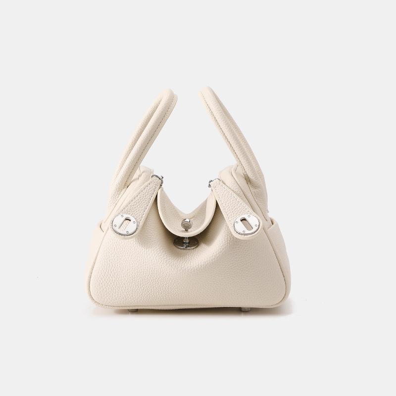 Klasická taška Lindy Zlatá/Stříbrná přezka Velká Crossbody taška přes rameno