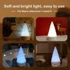 Silikon USB Weihnachtsbaum Nachtlicht für Zimmer und Wohnheime