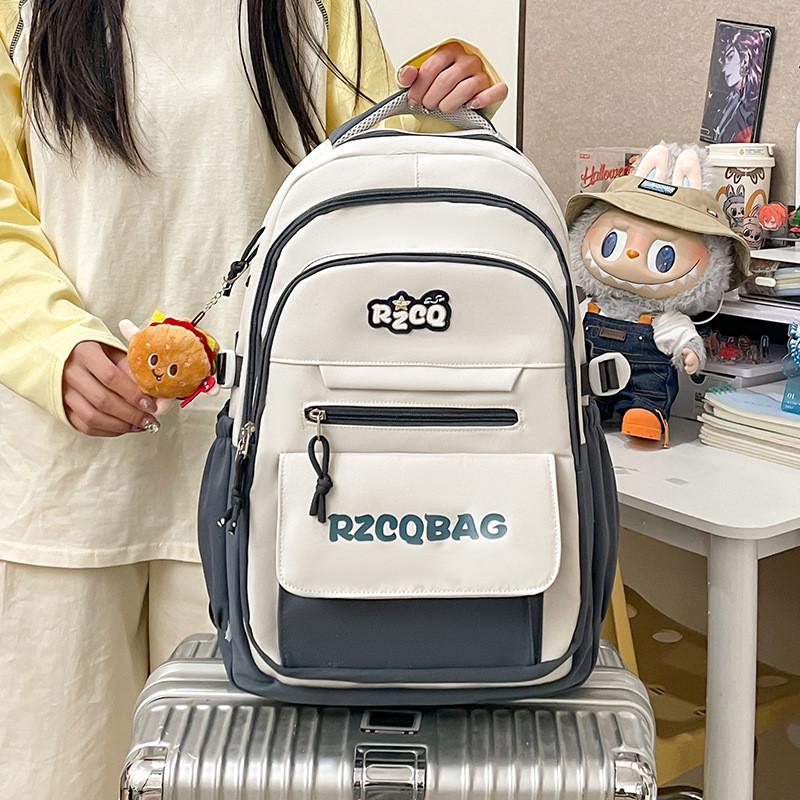 Style Student Minimalist Schoolbag Large Capacity Backpack Outdoor Bag Travel