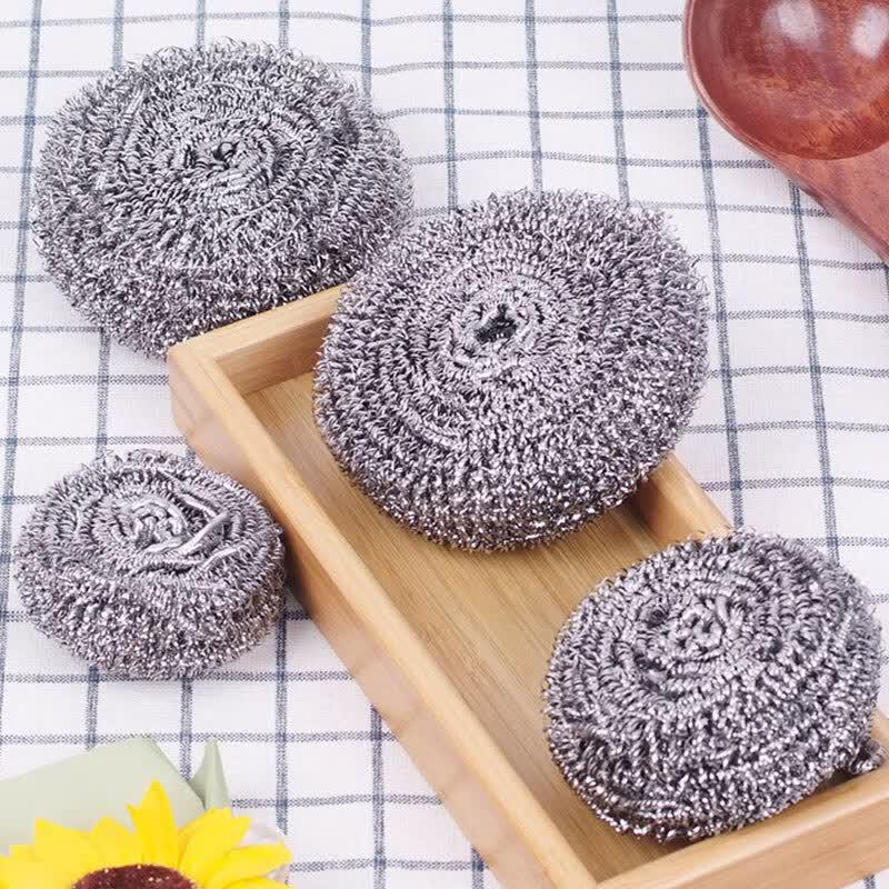 Fuximu Heavy-Duty Non-Shedding Stainless Steel Scouring Pads