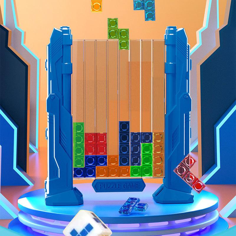 Children'S Science And Education Educational 35Pcs Square Variety Building Block Puzzle Table Game Toy