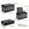 Faltbarer Outdoor-Stauraumhocker mit ergonomischer Rückenlehne, tragbarer leichter Camping- und Angelstuhl für Wandern, Reisen und Autocamping