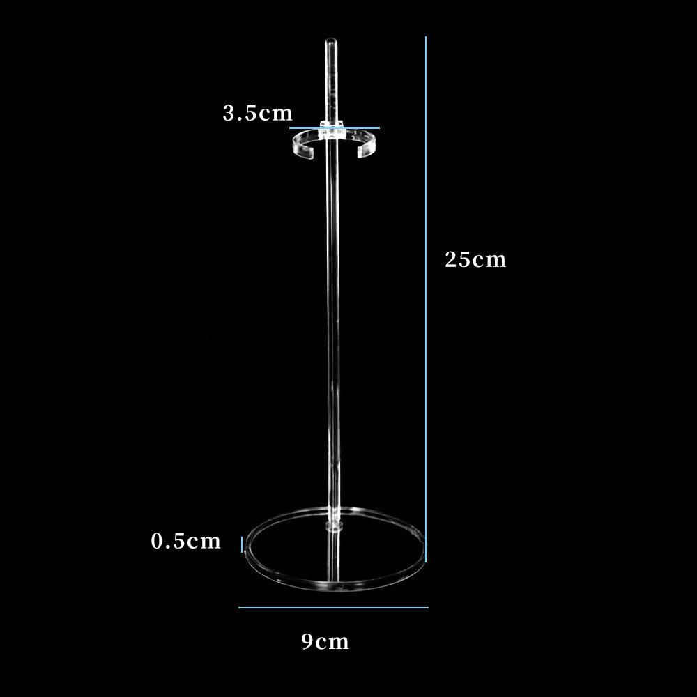 Doll Stand with Adjustable Waist Clip for 6-Point Dolls (Plastic)