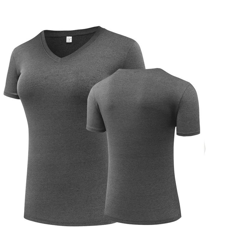 

Женские футболки для фитнеса, быстросохнущие эластичные спортивные блузки для йоги с короткими рукавами, колготки, топы для бега в тренажерном зале 4XL серый