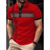 3D Printed Polo Shirt Casual Breathable Oversized Pullovers Tees