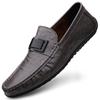 Men's Shoes Large Size Doudou Shoes Summer New Driving Shoes Genuine Leather One-pedal Lazy Shoes Casual Men's Leather Shoes