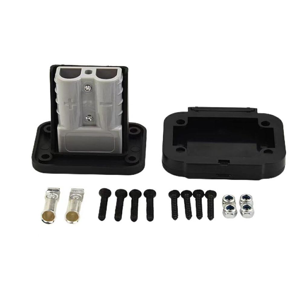 EDHUUJSI Gray Bracket Panel Cover Anderson Plug Connector Anderson Plug Plug Panel Cover Plug Connector Bracket Panel