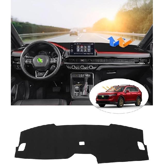 CARTIST Dash Cover Fit For Genesis GV80 2024 2025 Dashboard Cover Mat For GV80 Accessories Non-Slip Carpet Sunshield Glare UV Rays Protector