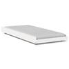 VidaXL Cadre de lit Blanc Bois de pin 75 x 190 cm Pliable Cadre de lit 873431