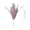 6 Pcs Peacock Grass Artificial Plants Pampas Grass Reed Flower Arrangement Home Bedroom Wedding Decorations Fake Flowers