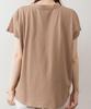 Skipper Cut and Sew Cocoa [atONE] ATK-0104 [AtOne] T-shirt Women's 4L-5L
