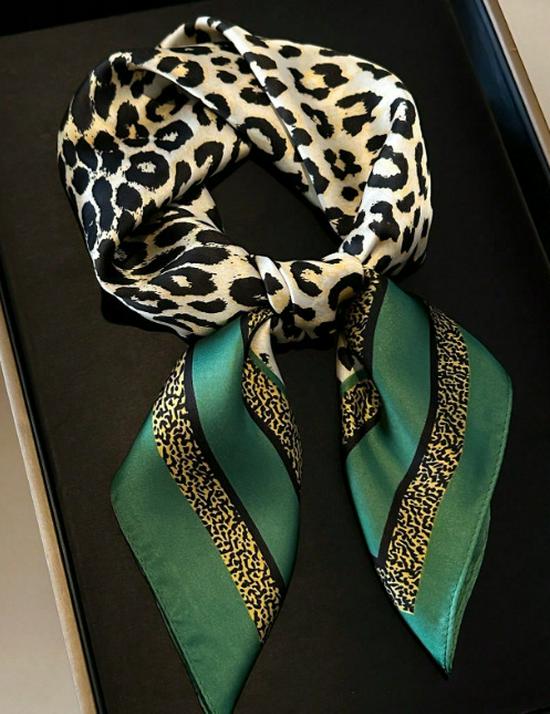 70 Silk Scarf: High-End Korean Style, Versatile Professional Imitation Silk, Retro Printed Women's Scarf