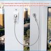 4 ks Nastavitelný zarážka dveří skříně Kabel Zarážka dveří okna Náhradní lanko Omezovače pantů dveří skříně